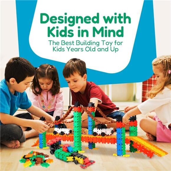 Building Blocks | Building Toys for Kids Ages 4-8 250-piece Set Educational Toys - Picture 5 of 6